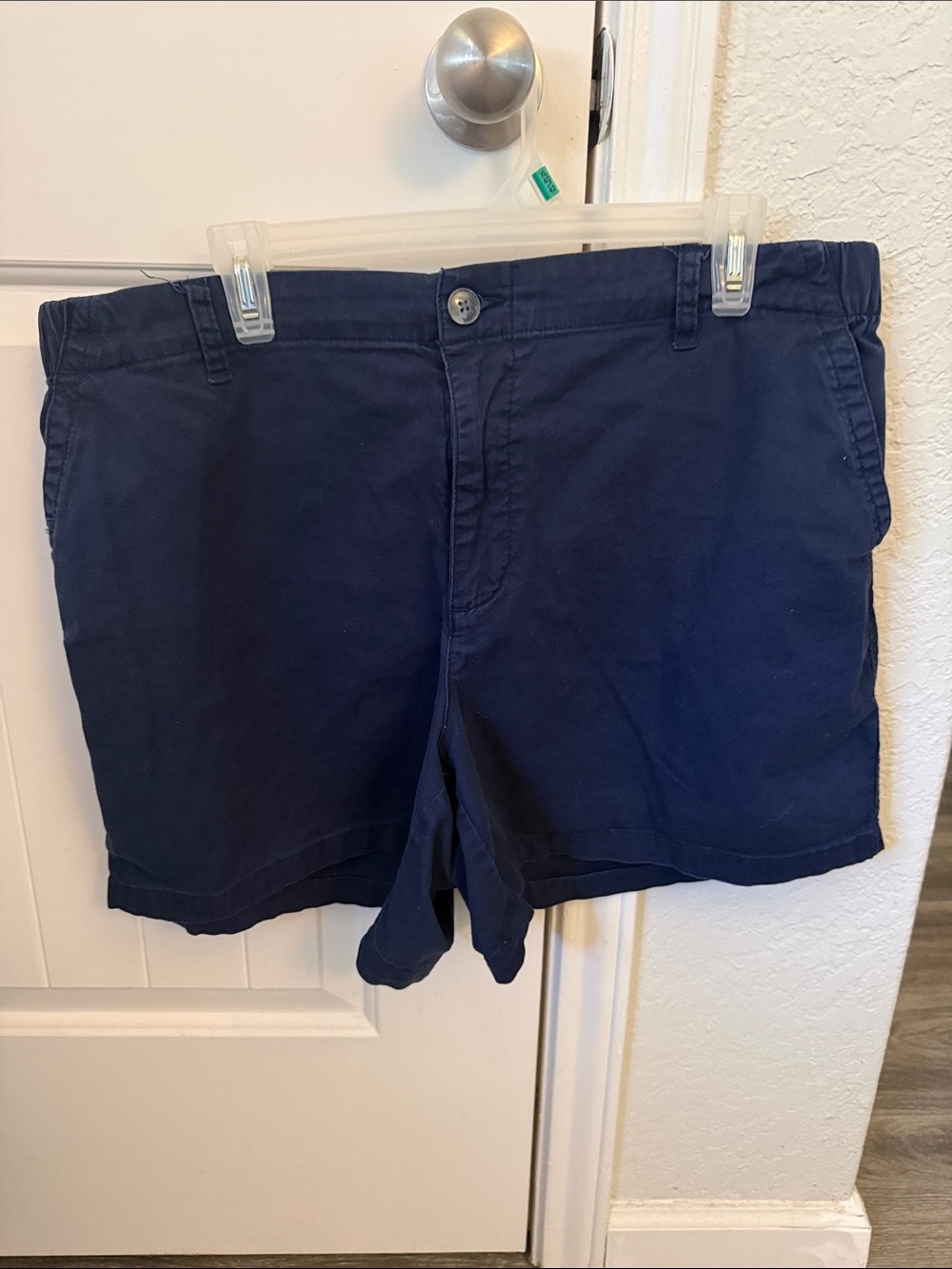 Old Navy Dark Blue Elastic Waist Shorts